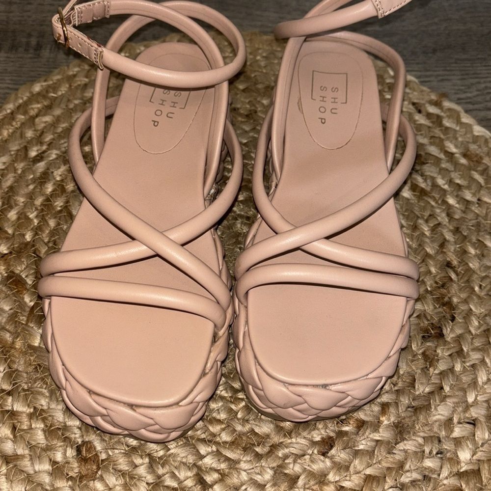Shu Shop Lilith blush sandal size 6 - Picture 3 of 6